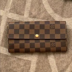 Louis Vuitton Damier Ebene long wallet
